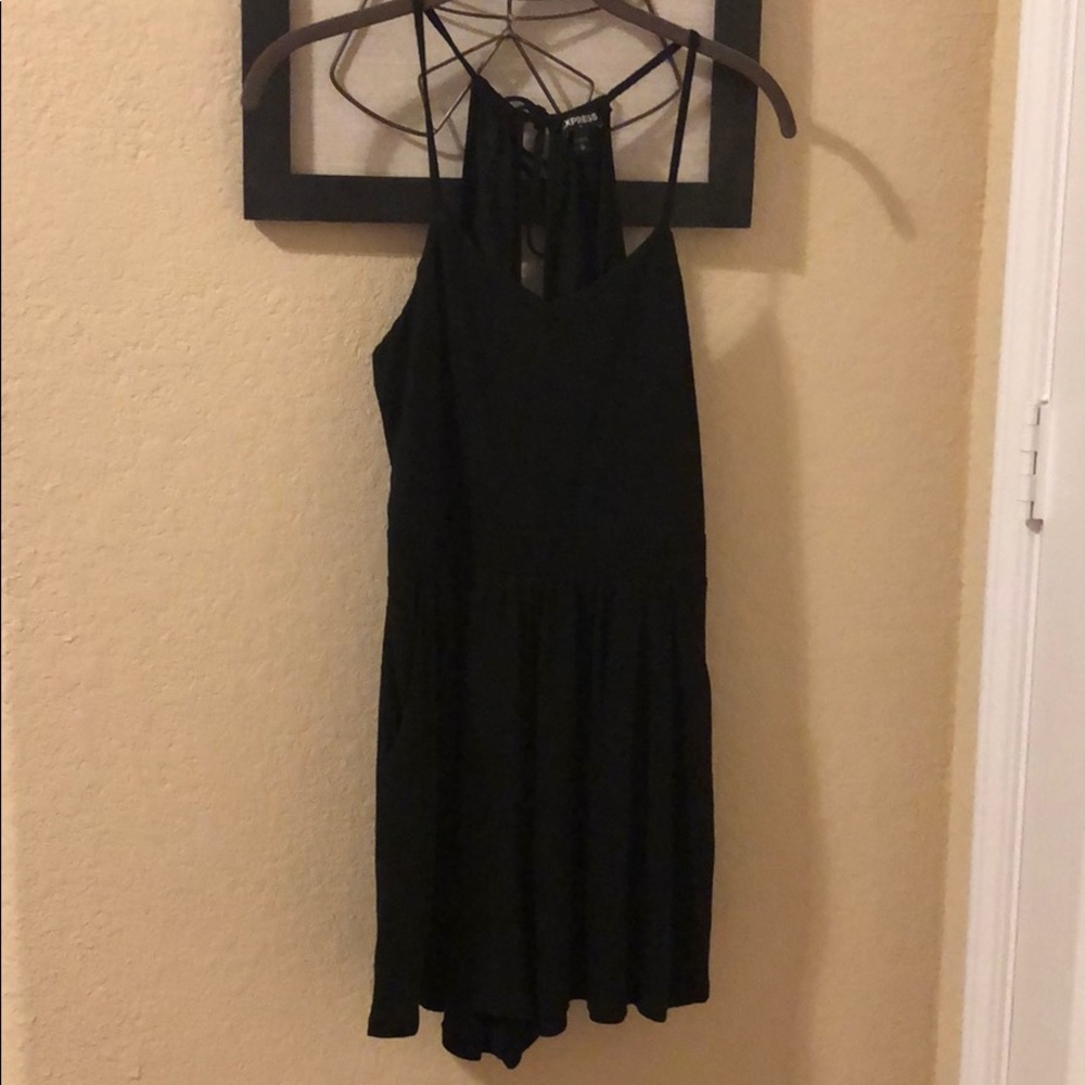 Express XS Black Romper